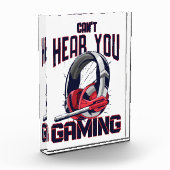 Gameontwerp met headset fotoblokken (Links)