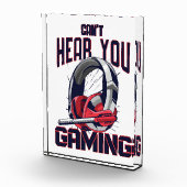 Gameontwerp met headset fotoblokken (Rechts)