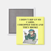 gameontwerp voor brugpokerspeler magneet (Voorkant / Achterkant)