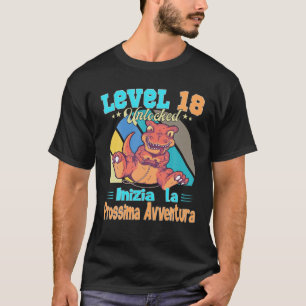 Gamer 18e verjaardag - Dinosaur Gift Boys 18e T-shirt