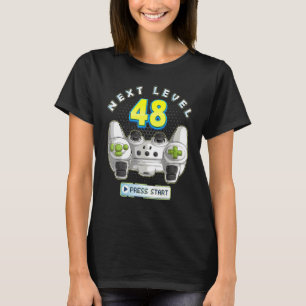 Gamer 48e verjaardag Next Level 48 Game Controller T-shirt