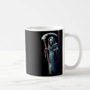 Gamer 8 Bit Pixel Art Videogame Grim Reaper van DE Koffiemok