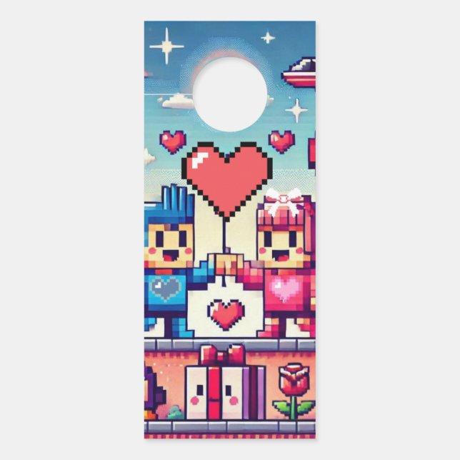 Gamer 8 bit Valentijnsdag (Voorkant)