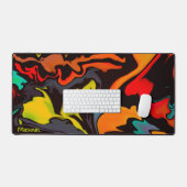 Gamer Abstrait Plaisir multicolore moderne Mat de  (Clavier et souris)