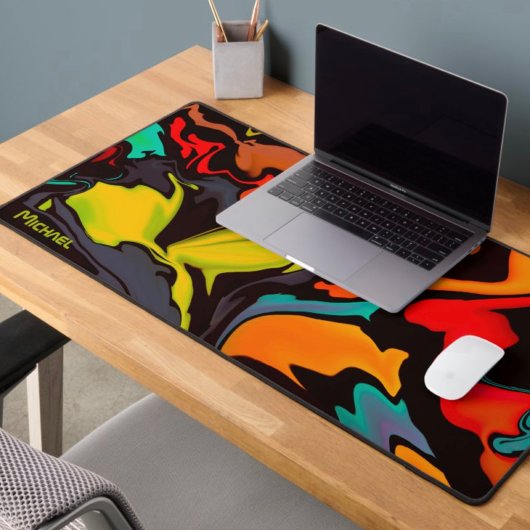 Gamer Abstrait Plaisir multicolore moderne Mat de 