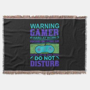 Gamer Art Gamer Hard Work Deken