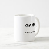 GAMER avec la tasse de symboles phonétiques (Devant droit)