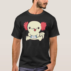 Gamer Axolotl Video Games Axolotl Gamesalotl T-shirt