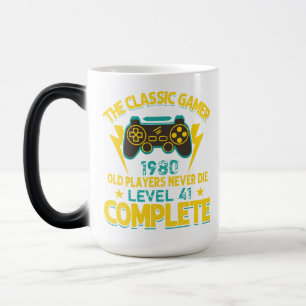 Gamer Birthday Cadeau Aangepast jaar en leeftijd Magische Mok