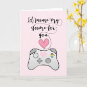 Gamer Birthday-kaart Kaart (Gele Bloem)