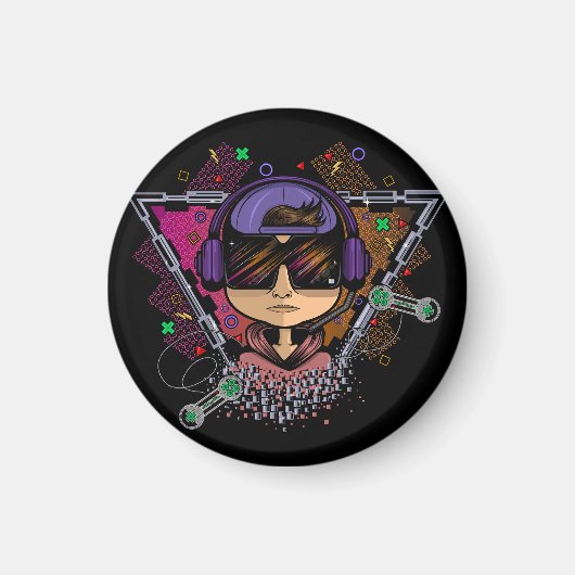 Gamer Boy Magneet (Voorkant)