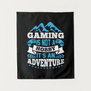 Gamer Cadeau Gamen Is Geen Hobby Wandkleed