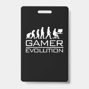 Gamer Cadeau Gamer Evolutie Badge