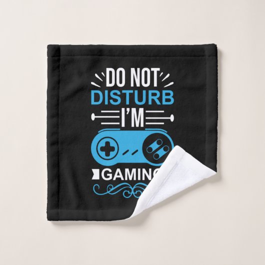 Gamer Cadeau Je Joue (Gant de toilette)