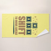 Gamer Cadeau Shift Pour Aller De L'Avant (Serviette de bain)