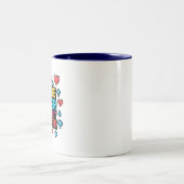 Gamer Café Mug - Retro Pixel Art Caffeine Cadeau (Centre)