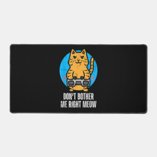 Gamer Cat Dont Bother Me Meow Funny Gaming Men Boy