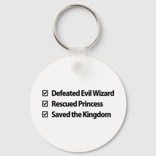 Gamer Checklist Sleutelhanger (Voorkant)