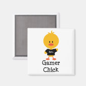 Gamer Chick Magnet (Recto/Verso)