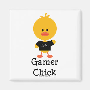 Gamer Chick Magnet Magneet