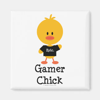 Gamer Chick Magnet Magneet