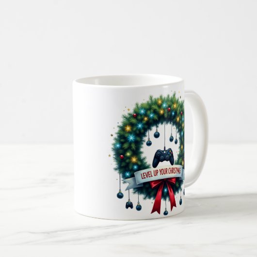 Gamer Christmas Mug (Devant droit)