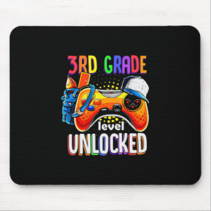 Gamer Ck naar school gamepad 3e derde graad niveau Muismat
