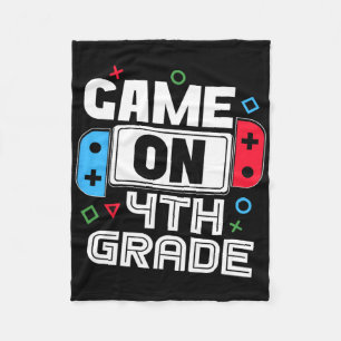 Gamer Ck naar school grappig spel voor kinderen va Fleece Deken