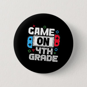 Gamer Ck naar school grappig spel voor kinderen va Ronde Button 5,7 Cm
