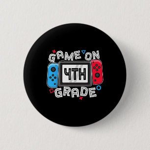 Gamer Ck naar school leuke game voor kinderen van Ronde Button 5,7 Cm