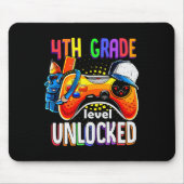 Gamer Ck To School Gamepad 4th Fourth Grade Level Muismat (Voorkant)