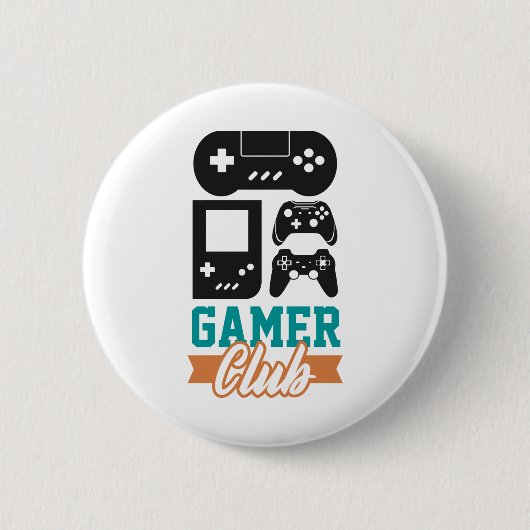 Gamer Club Ronde Button 5,7 Cm (Voorkant)