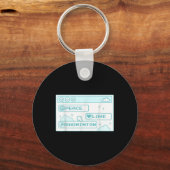 Gamer Computer Geek PC Nerd Cool Peace Love Badmin Sleutelhanger (Voorkant)