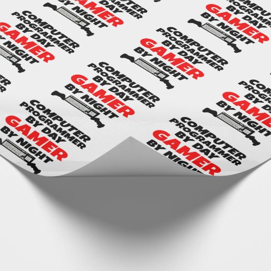 Gamer computer programmeur cadeaupapier (Hoek)