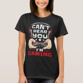 Gamer Controller Gamen Spelen Sarcastisch T-shirt (Voorkant)