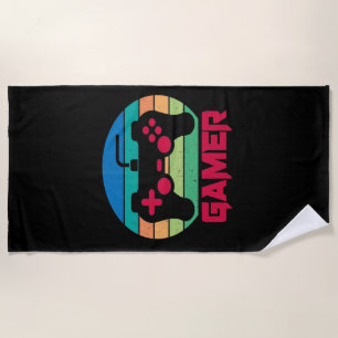 Gamer Cool Video Game Controller Strandlaken