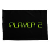 Gamer Couple.  Speler 1 Kussensloop (Achterkant-Rechts)