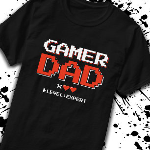 Gamer Couple - Videospelletjes - Papa van 2 - Game T-shirt