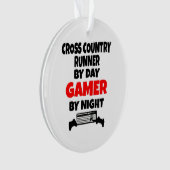 Gamer Cross Country Runner Ornament (voorkant)