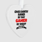 Gamer Cross Country Runner Ornament (voorkant)