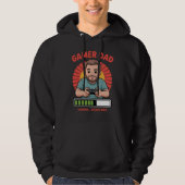 Gamer Dad tshirt for video game lovers and fathers (Devant)