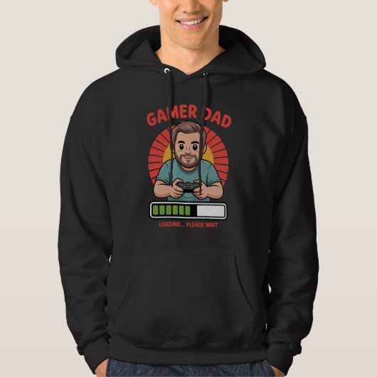 Gamer Dad tshirt for video game lovers and fathers (Devant)