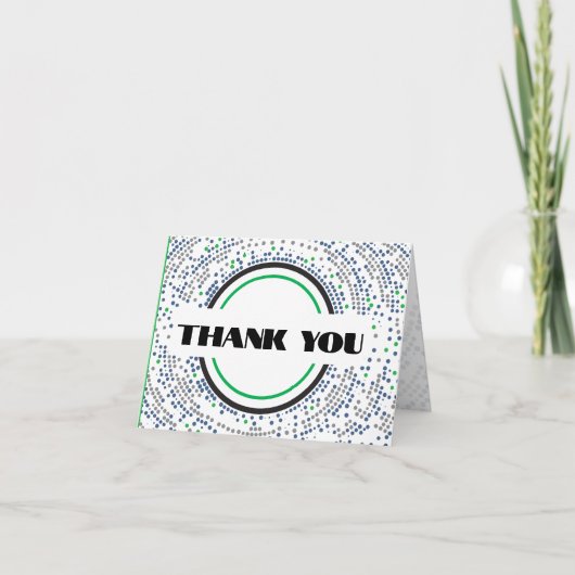 Gamer Digital Video Game Dank u kaart gevouwen (Voorkant)