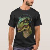 Gamer Dinosaur T-shirt (Voorkant)
