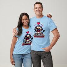Gamer Dog - Schattigee Pixel Art Video Game Lover 