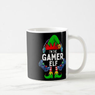 Gamer Elf bijpassend familie kerstfeest Koffiemok