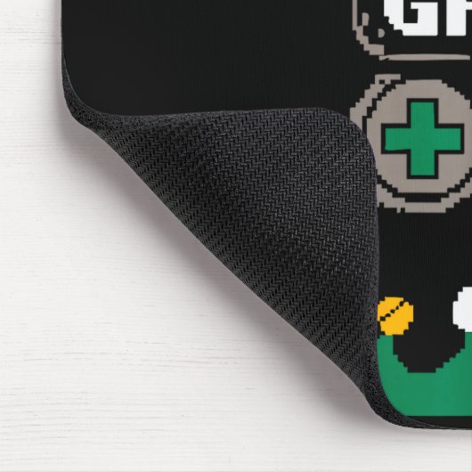 Gamer Elf Matching Family Group Christmas Party Py Muismat (Hoek)