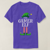 Gamer Elf Matching Family Party - kerstfeest T-shirt (Design voorkant)