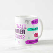 Gamer Excuses Mug – I’m Not Losing, I’m Lagging (Devant droit)