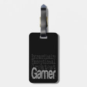 Gamer Extraordinaire Bagagelabel (Achterkant verticaal)